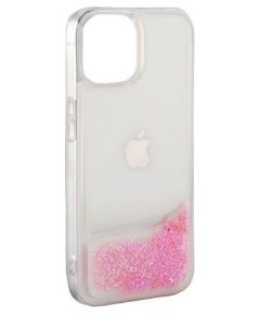 iLike Apple  iPhone 11 Silicone Case Water Glitter Pink