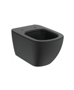 Ideal Standard TESI AquaBlade® WC, Silk Black stiprināms pie sienas, 365x535 mm