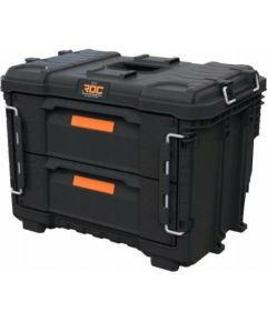 Keter Instrumentu kaste ar 2 atvilktnēm ROC Pro Gear 2 Drawers Unit XL 56,5x37,5x41,3cm