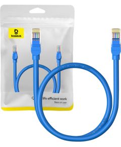 Round Cable Baseus Ethernet RJ45, Cat.6, 0,5m (blue)