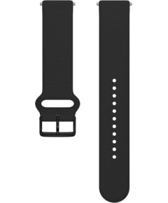 Polar watch strap 20mm S-L T, black silicone