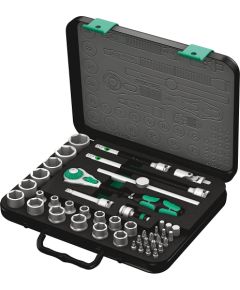 Wera Zyklop Speed ratchet set 8100 SB 2, 3/8, 43 pieces, tool set (with pivoting head)