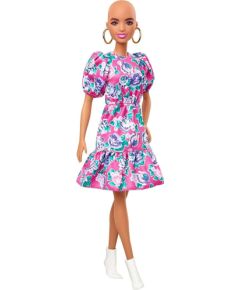 Lalka Barbie Mattel Fashionistas Modna przyjaciółka - Modna lalka w kwiecistej sukience (GHW64)