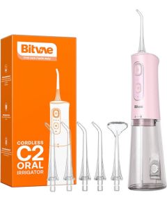 Water flosser with nozzles set Bitvae C2 (pink)