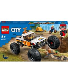 LEGO City Przygody samochodem terenowym z napędem 4x4 4szt. (60387)