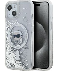 Karl Lagerfeld KLHMP15SLGKISGH Aizmugurējais Apvalks Priekš Apple iPhone 15 / 14 / 13