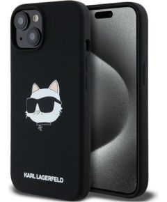 Karl Lagerfeld KLHMP15SSCHPPLK Aizmugurējais Apvalks Priekš Apple iPhone 15 / 14 / 13