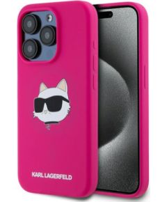 Karl Lagerfeld KLHMP15XSCHPPLF Aizmugurējais Apvalks Priekš Apple iPhone 15 Pro Max