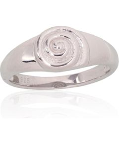 Серебряное кольцо #2101936(PRh-Gr), Серебро 925°, родий (покрытие), Размер: 19, 2.5 гр.