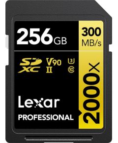 Lexar Professional 2000x SDXC 256 GB Class 10 UHS-II/U3 V90