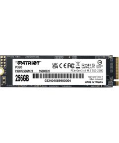 SSD Patriot Viper P320 M.2 PCI-Ex4 NVMe 256GB 2.2GB/s