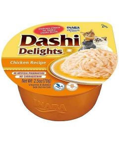 INABA Dashi Delights Chicken in broth - cat treats - 70g