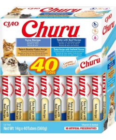 INABA Churu Variety box Tuna - cat treats - 40 x 14g