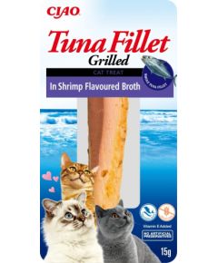 INABA Grilled Tuna in shrimp flavoured broth - cat treats - 15 g