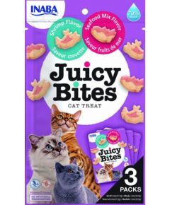 INABA Juicy Bites Shrimp and Seafood - cat treats - 3x11,3 g