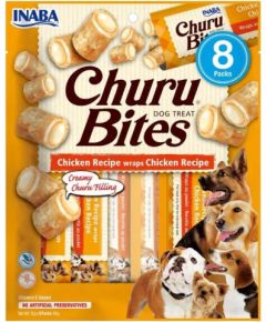 INABA Churu Bites Chicken - Dog treat - 8x12g