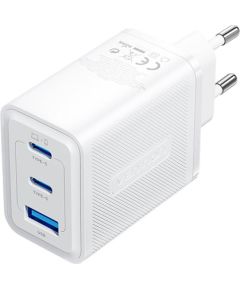 Wall charger, Vention, FERW0-EU,  2xUSB-C, USB- A, 65W/65W/30W, GaN (white)