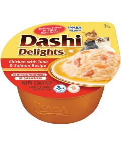 INABA Dashi Delights chicken tuna & salmon bouillon - cat treat - 70g