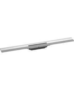 Hansgrohe dušas kanāls RainDrain Flex, 800 mm, pie sienas, griežams, brushed stainless steel