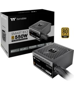 Thermaltake SMART BX3 550W, PC power supply (black, 2x PCIe, 550 watts)