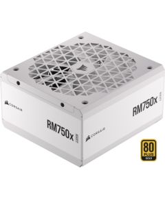 Corsair RM750x White, PC power supply (white, 4x PCIe, cable management, 750 watts)