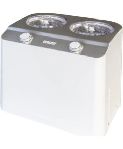 Unold ice cream maker Doppio bianco (white, 2x 1.2 liters)