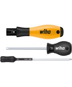 Wiha torque screwdriver set TorqueVario-S Micro ESD (black/yellow, 18 pieces, 0.1 - 0.6Nm)