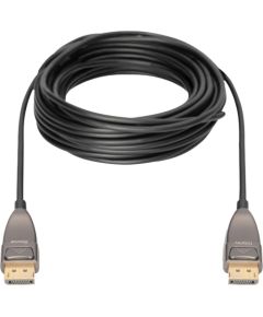 Digitus DisplayPort AOC Hybrid Fiber Optic Cable, UHD 8K (black, 30 meters)