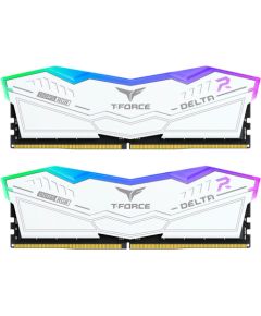 Team Group DDR5 - 48GB - 8200 - CL - 38 (2x 24 GB) dual kit, memory (white, FF4D548G8200HC38EDC01, DELTA RGB, INTEL XMP, AMD EXPO)