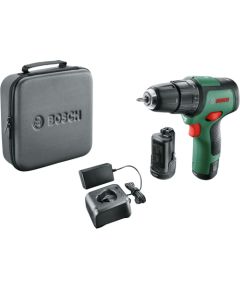 Bosch cordless impact drill EasyImpact 12, 12 volt, impact drill (green/black, 2x Li-ion battery 2.0 Ah)