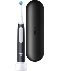 Braun Oral-B iO Series 3 Matt Black with Travel Case, Electric Toothbrush (Black, Matt Black)