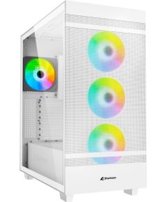 Sharkoon Rebel C50 RGB, tower case (white, tempered glass)