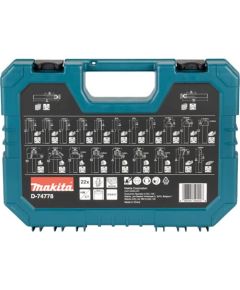 Makita cutter set D-74778, 22 pieces (8mm shank)