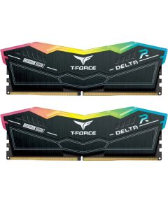 Team Group DDR5 32GB - 7200 - CL - 34 - Dual-Kit, DIMM - FF3D532G7200HC34ADC01, Delta RGB, XMP - black