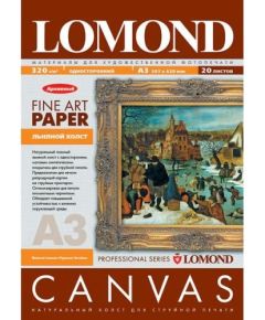 Lomond Fine Art Canvas Ultra Bright 340g/m2 A3, 20 sheets