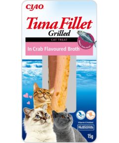 INABA Grilled Tuna in Crab flavoured broth - cat treats - 15 g