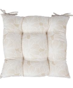 Chair cushion LONETA NEW 40x40cm, light flower