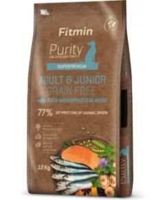 FITMIN Purity Grainfree Adult&Junior fish - dry dog food - 12kg