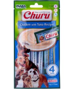 INABA Churu Chicken with tuna - dog treat - 4x14 g