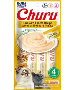 INABA Churu Tuna with cheese Recipe  - cat treats - 4x14 g