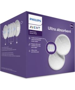 Philips Avent Vienreizējas lietošanas krūšturu ieliktnīši (60 gab.) - SCF254/61