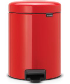 BRABANTIA atkritumu tvertne ar pedāli NewIcon, 5 l, Passion Red - 112089