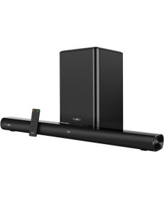 Sven Soundbar SB-2200D, black (300W, DolbyDigital, Bluetooth, HDMI, RC, Optical, USB, display, wireless subwoofer)