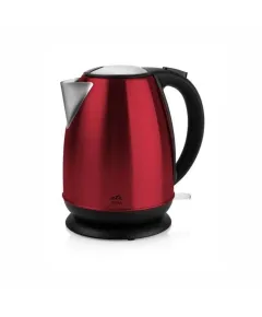 ETA Kettle 359090010 Standard, Stainless steel, Red, 2200 W, 1.7 L, 360° rotational base