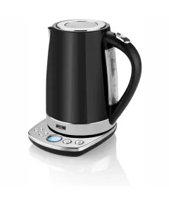 ETA Kettle ETA158790000 With electronic control, Stainless steel, Black, 2200 W, 360° rotational base, 1.7 L