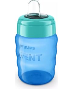 Philips Avent Easy Sip mācību krūzīte,  9M+, 260ml, silikona snīpis, zila - SCF553/05