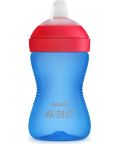 Philips Avent My Grippy mācību krūzīte ar mīkstu snīpi 300ml, 9M+, zila - SCF802/01