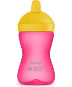 Philips Avent My Grippy mācību krūzīte ar cietu snīpi 300ml, 18M+, rozā - SCF804/04