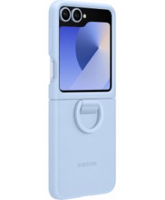 Samsung Galaxy Flip6 Silicone Case with Ring Blue