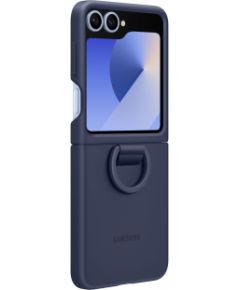 Samsung Galaxy Flip6 Silicone Case with Ring Navy